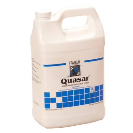 Franklin Cleaning Technology Quasar High Solids Floor Finish, Liquid, 1 Gal. Bottle, PK4 F136022